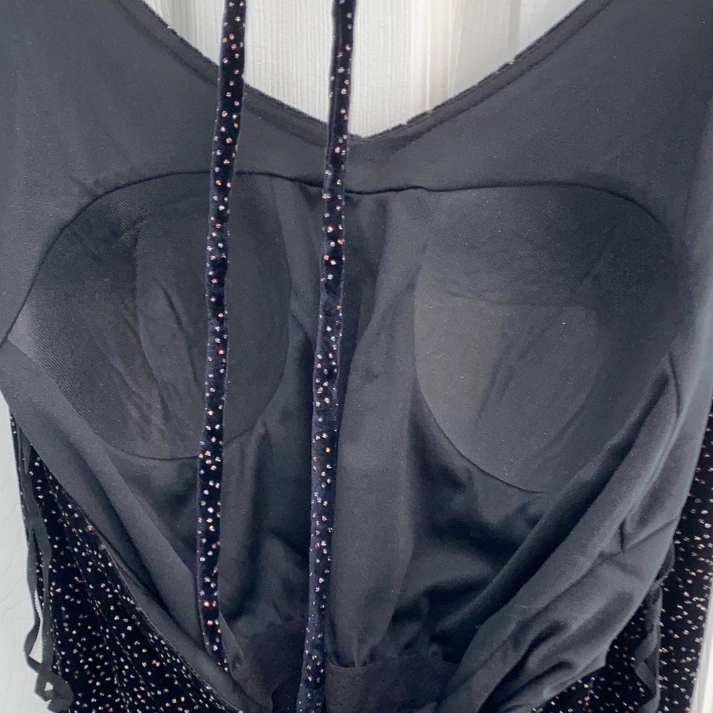 Multi color Glitter Halter Dress - Picture 6 of 12